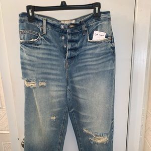 Free PeopleDistressed blue jeans